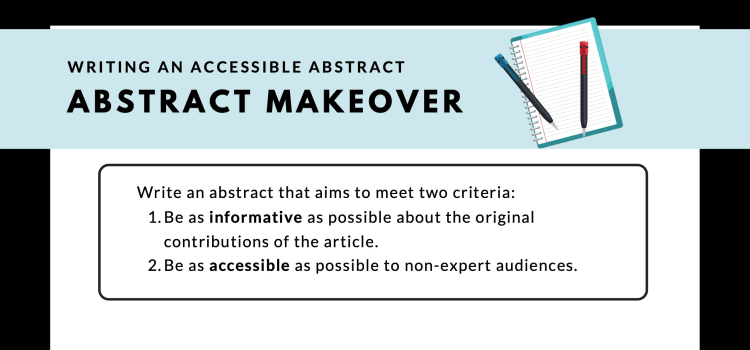 Abstract Makeover: making technical philosophy more accessible Abstract Makeover: making technical philosophy more accessible